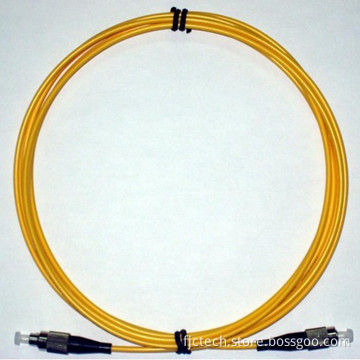 FC-FC Single Mode Fiber-optic Patch Cord, Low Insertion and High Return Loss